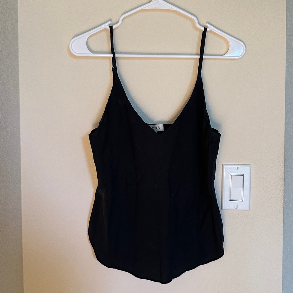 Black tank top